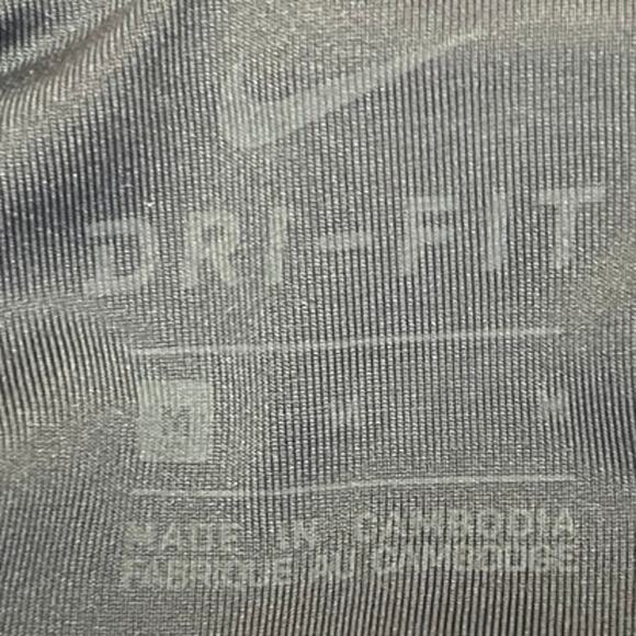 Nike Dri Fit Women's Blue Back Pocket Cropped Athletic Leggings Pants Size M - Picture 4 of 5